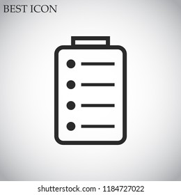 notes vector icon 10 eps