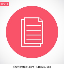 notes vector icon 10 eps