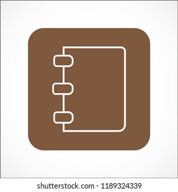 notes vector icon 10 eps