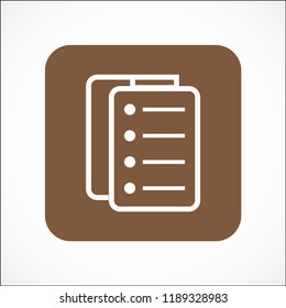 notes vector icon 10 eps