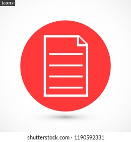 notes vector icon 10 eps