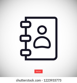 notes vector icon 10 eps