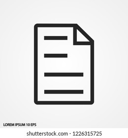 notes vector icon 10 eps