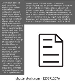 notes vector icon 10 eps