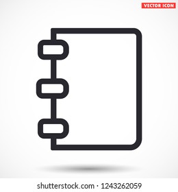 notes vector icon 10 eps
