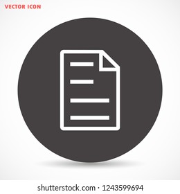 notes vector icon 10 eps