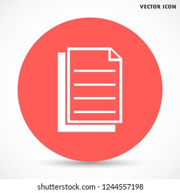 notes vector icon 10 eps