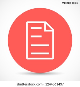 notes vector icon 10 eps