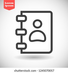 notes vector icon 10 eps