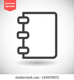 notes vector icon 10 eps
