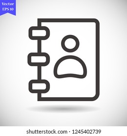 notes vector icon 10 eps