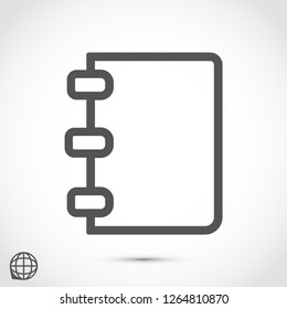 notes vector icon 10 eps