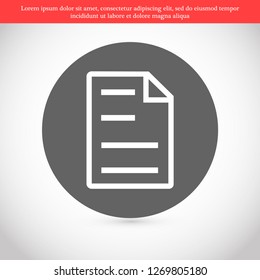 notes vector icon 10 eps
