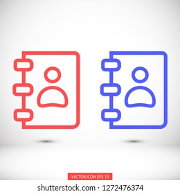 notes vector icon 10 eps