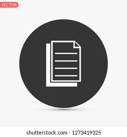 notes vector icon 10 eps