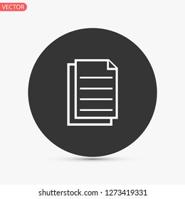 notes vector icon 10 eps
