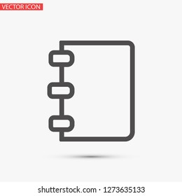 notes vector icon 10 eps