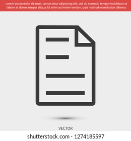 notes vector icon 10 eps