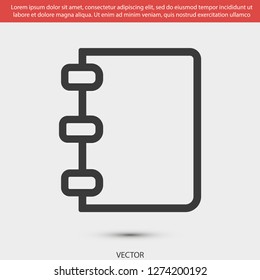 notes vector icon 10 eps
