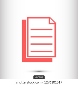 notes vector icon 10 eps