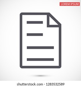 notes vector icon 10 eps