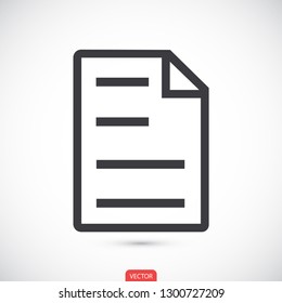 notes vector icon 10 eps