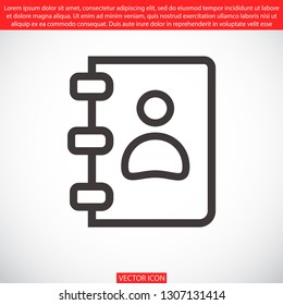 notes vector icon 10 eps