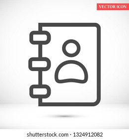 notes vector icon 10 eps