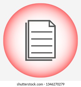 notes vector icon 10 eps
