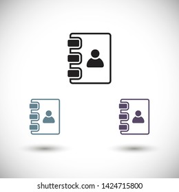 notes vector icon 10 eps