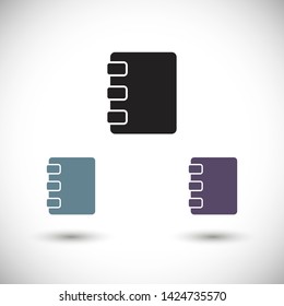 notes vector icon 10 eps , Lorem ipsum Flat design