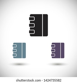 notes vector icon 10 eps , Lorem ipsum Flat design