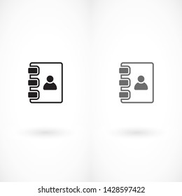 notes vector icon 10 eps ,  Flat design