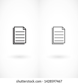 notes vector icon 10 eps ,  Flat design