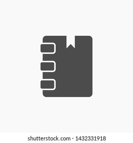 notes vector icon 10 eps , Lorem ipsum Flat design