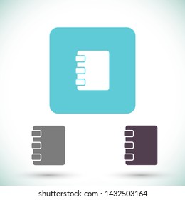 notes vector icon 10 eps , Lorem ipsum Flat design