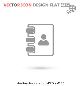 notes vector icon 10 eps , Lorem ipsum Flat design