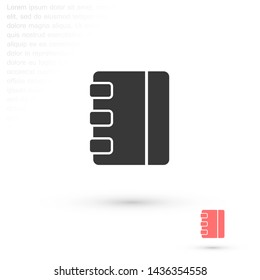 notes vector icon 10 eps , Lorem ipsum Flat design