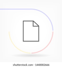 notes vector icon 10 eps , Lorem ipsum Flat design
