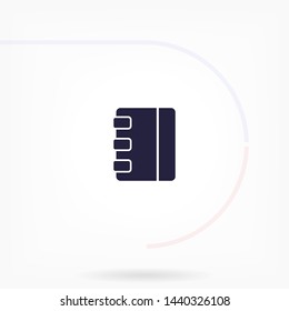 notes vector icon 10 eps , Lorem ipsum Flat design