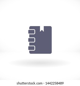 notes vector icon 10 eps , Lorem ipsum Flat design