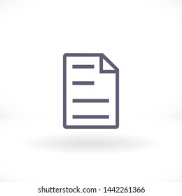 notes vector icon 10 eps , Lorem ipsum Flat design