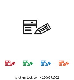 Notes vector icon