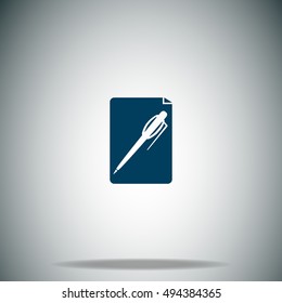 Notes vector icon