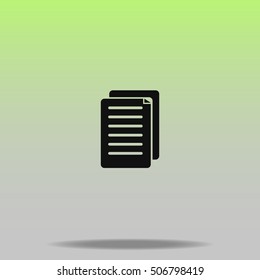 Notes vector icon