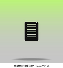 Notes vector icon
