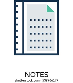 Notes Vector Icon 