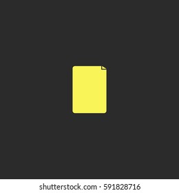 Notes vector  icon.