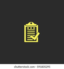 Notes vector  icon.