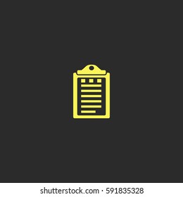 Notes vector  icon.